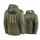 Nike Bears 10 Mitchell Trubisky 2019 Salute To Service Stitched Hooded Sweatshirt,baseball caps,new era cap wholesale,wholesale hats